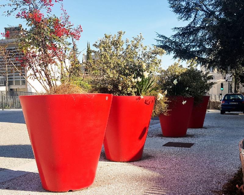 Vase sans rebord - Hauteurs 800-1200 mm - Diamètres 800-1200 mm - Polyéthylène - Résistant UV et chocs_3