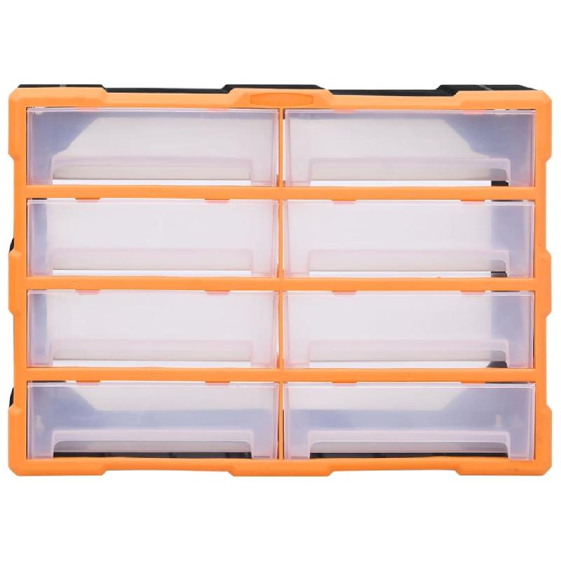Vidaxl organisateur multi-tiroirs avec 8 grands tiroirs 52x16x37 cm 149599_3