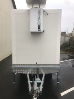 Remorque frigorifique double essieu 1300kg - RAPHA 21 - PTAC 2500kg - Température 0 à 5°C_3