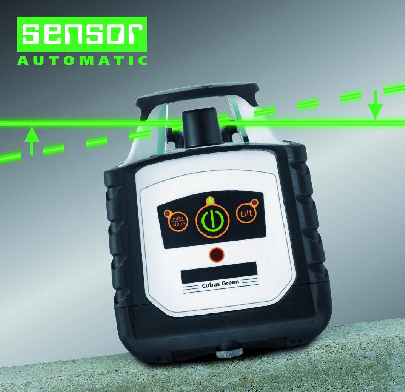 Laser rotatif G210 S Set - Vert, IP66, portée 200m, modes multiples - Marque Romus_3