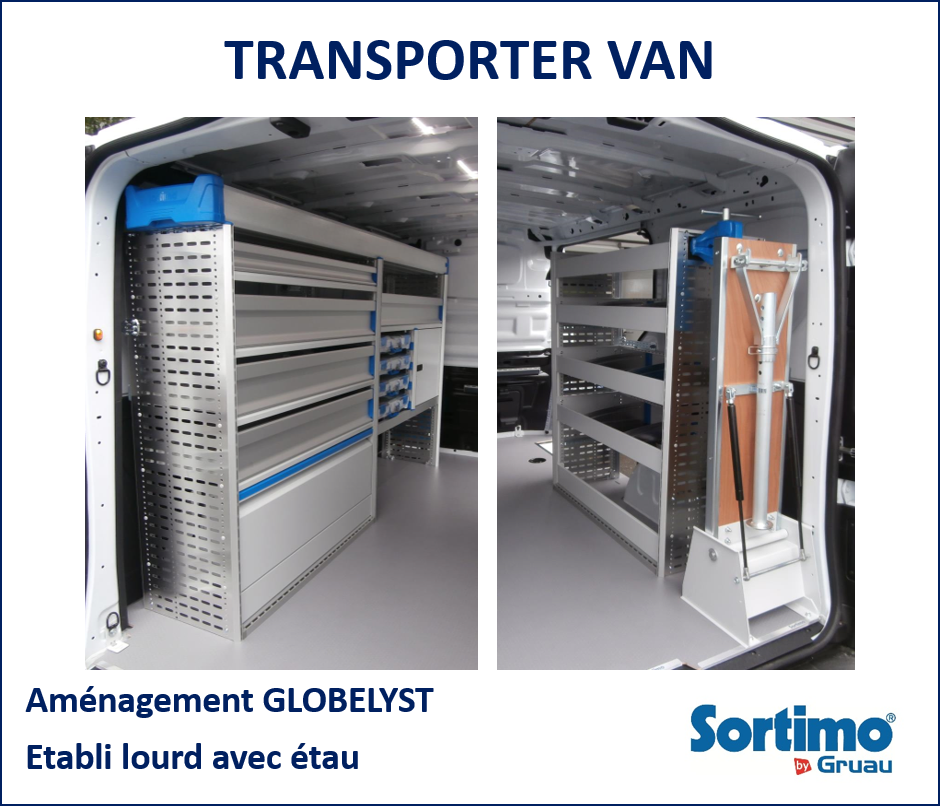 Meuble de rangement pour volkswagen transporter van_3