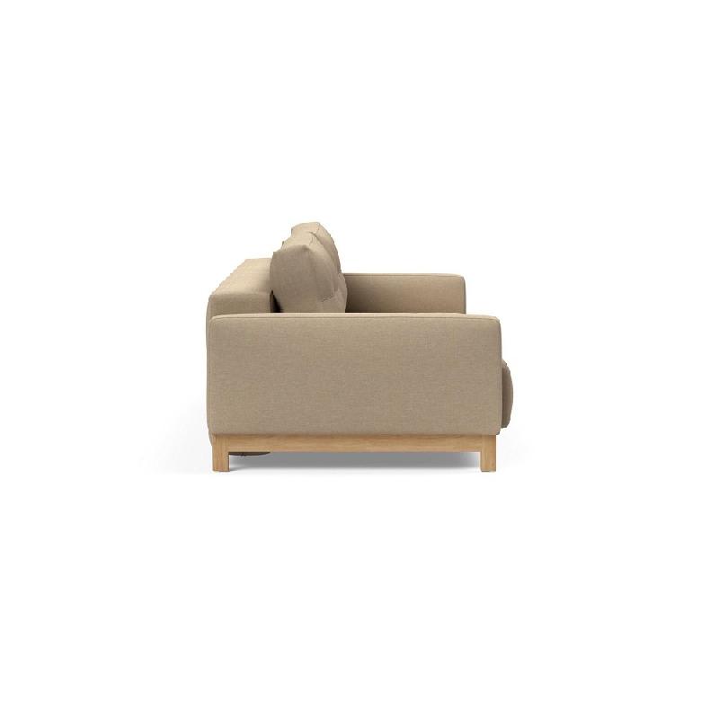 Canapé design gigogne Pyxis Deluxe Excess Lounger convertible - Innovation Living - tissu Phobos Mocha - couchage 155x200 cm_3