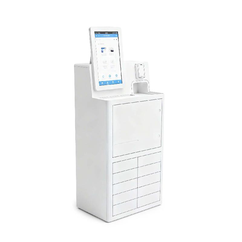 Borne interactive intelligente pour le retrait automatisé des documents de voyage, billets et permis_3