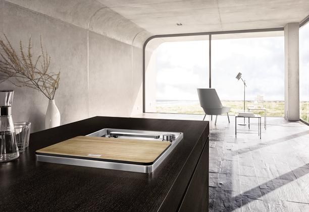 Evier en inox - blanco professional france - une plage de robinetterie latérale_3