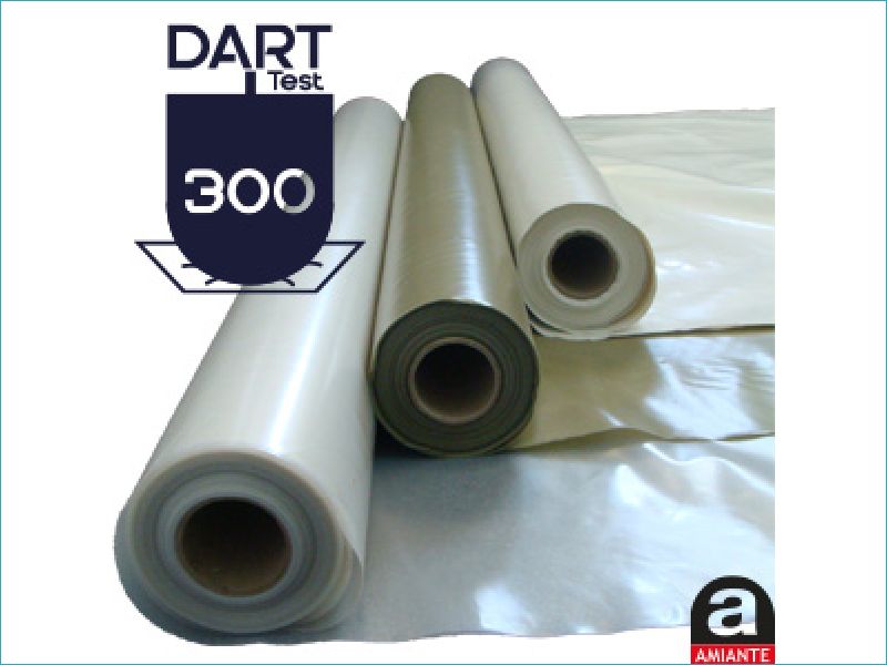 Film Désamiantage 120M² 3M Dart test 300g Blanc - Réf AB3-PB1_3
