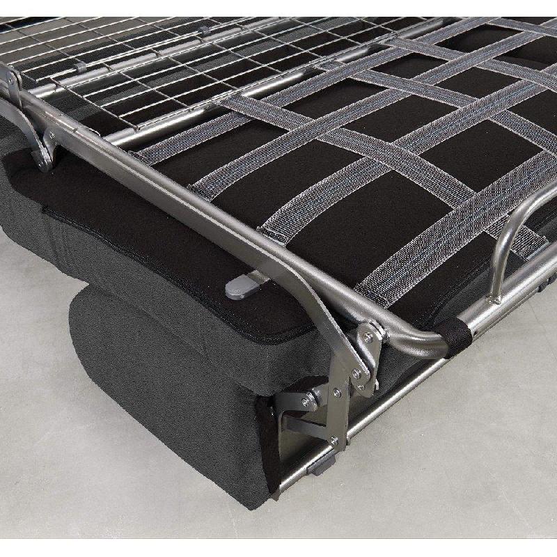 Canapé convertible express CRÉPUSCULE - Matelas 120cm Comfort BULTEX® - Polyuréthane gris graphite - Fabrication italienne_3