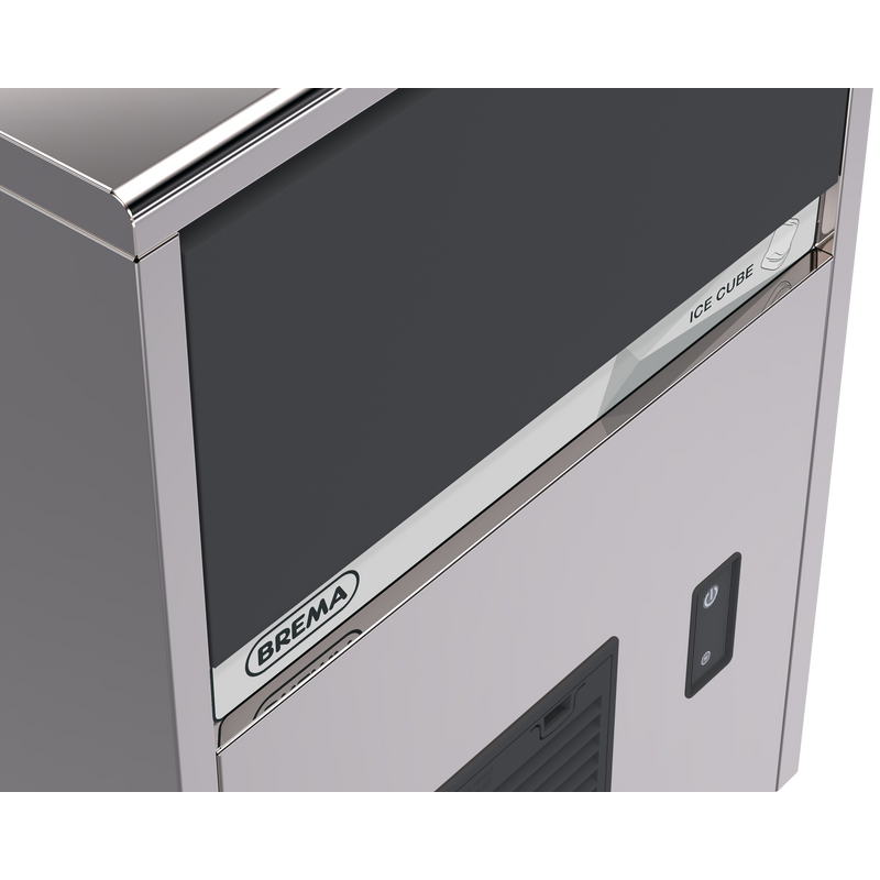 Machine à glaçons pleins 42 kg/24h réserve 16kg condenseur air Brema_3