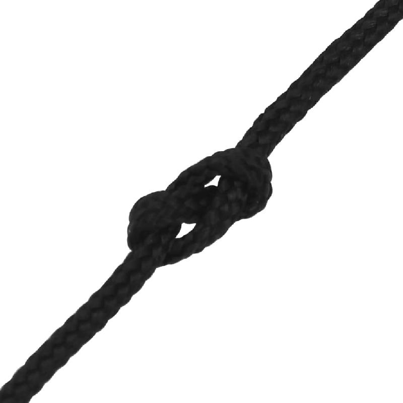 Vidaxl corde de bateau noir complet 3 mm 50 m polypropylène 152482_3