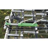 Herse étrille agricole - Agronomic - largeur de travail ajustable de 1 à 3,3 m - tension par ressort et pression réglable_3