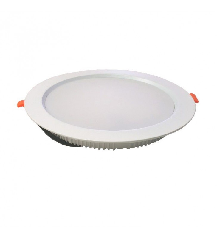Downlight LED encastrable - 30W - 120° - Aluminium blanc - Réf DODS30W3K_3