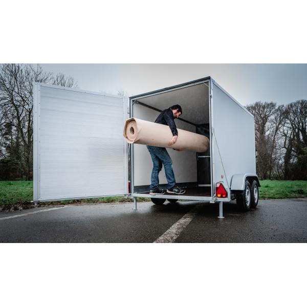 FOURGON  230x135x157 freiné PTAC :  750 kg Porte pont de série_3