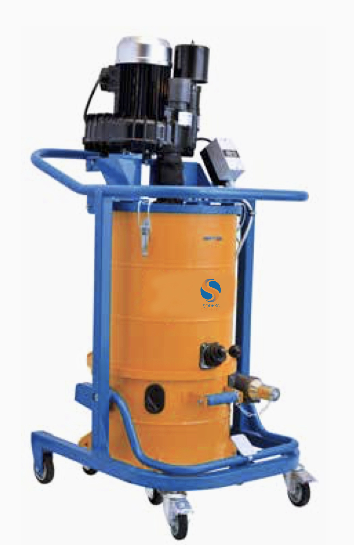 Aspirateur industriel poussières - Sodevak 90 avec nettoyage automatique et filtre Hepa_3