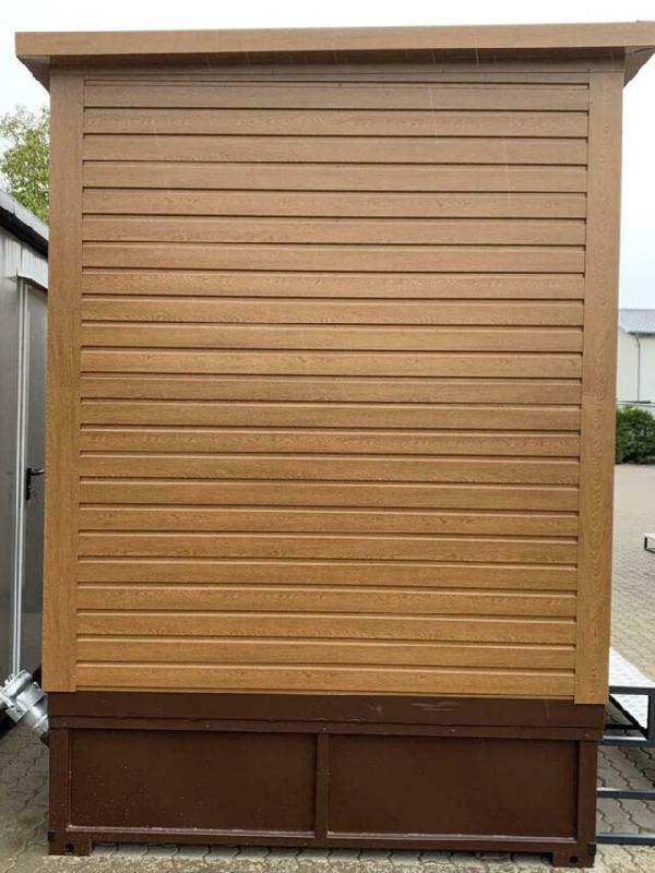 Double conteneur sanitaire avec dépôt de déchets - Cabine de toilettes neuve avec réservoir à déchets - Cabine sanitaire pour le camping_3