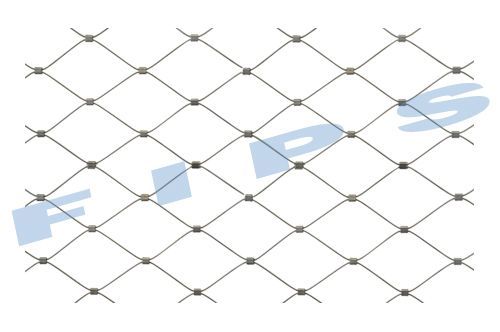 Filet tressé en inox 316 avec différents diamètres de câble