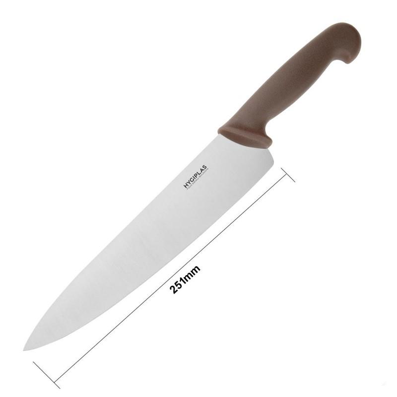 Couteau de cuisinier marron 255mm | Hygiplas - FX111_3