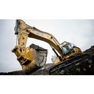 Godet d'excavation à usage normal avec lame de nivellement - caterpillar finance france - 1 400 mm (55 in) - poids 709 kg_3