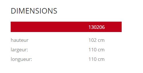 Lido 130206 - Jardinière en acier verni - Komserwis - Hauteur 102 cm_3
