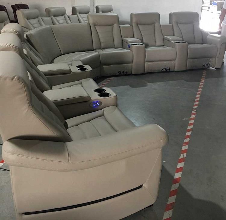 LS-876 - Fauteuil de cinéma inclinable de luxe - Linsen Seating - cuir premium et fonctions modernes_3