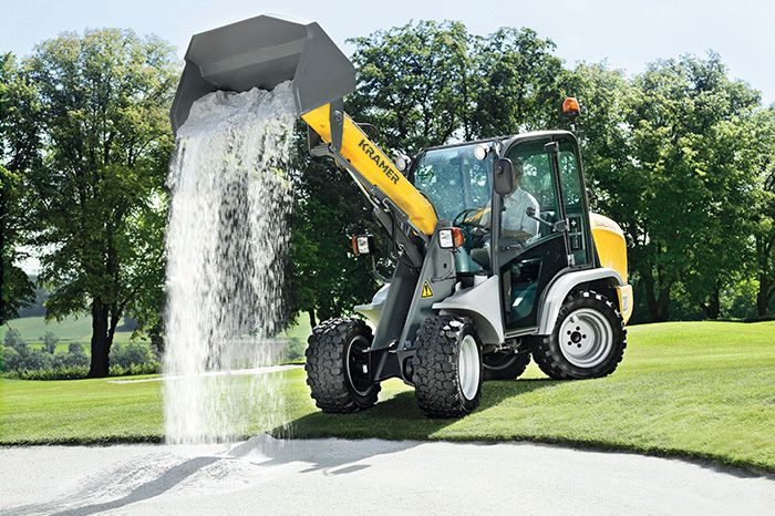 Chargeuse sur roues Kramer 5035 avec système de direction intégrale pour une grande stabilité