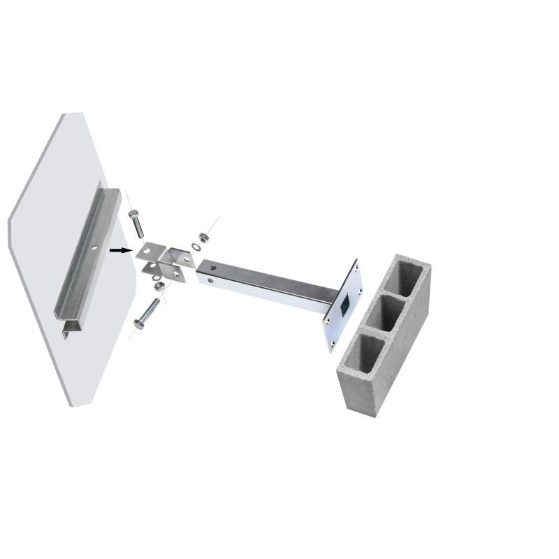 Miroir routier conforme - Gamme Jura - Diamètre 600 mm - Réflecteur Inox Poli - Cadre Bois Mélèze - Vision à 90°_3