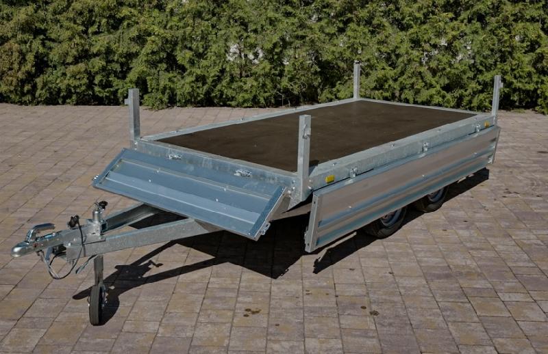 Remorque roues dessous - 3,00 x 1,50 m - 750 kg - ZASLAW HL300T_3