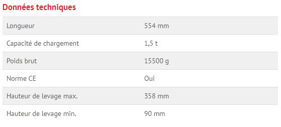 2897 - Cric rouleur hydraulique BGS Technic - aluminium-acier - 1,5 t - double piston et faible hauteur_3