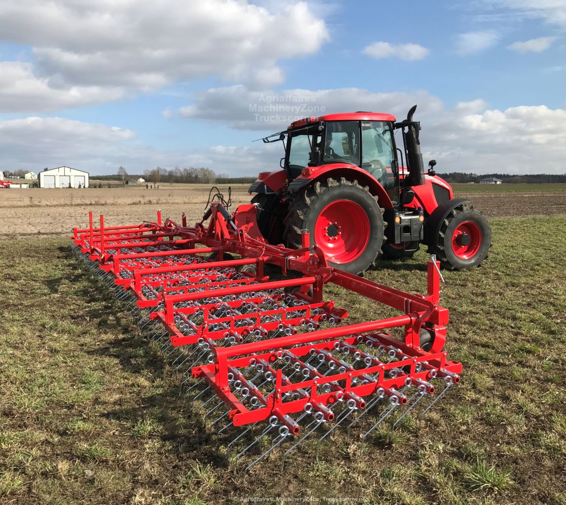 Herse étrille 12 mètres avec attelage porté arrière -Jar-Met HS JAR 12000_3