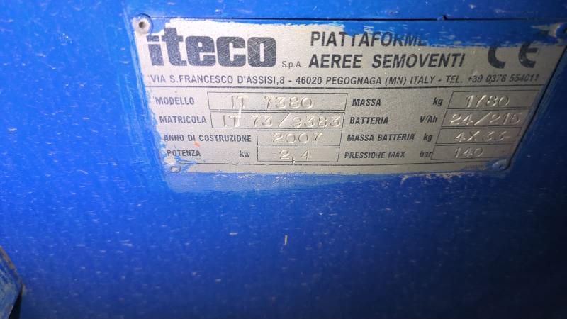 Nacelle ciseaux ITECO it7380 occasion_3