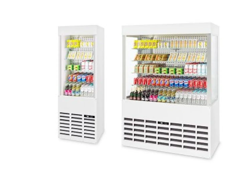 Vitrine réfrigérée pour cuisines professionnelles - grandes surfaces vitrées et éclairage performant_3
