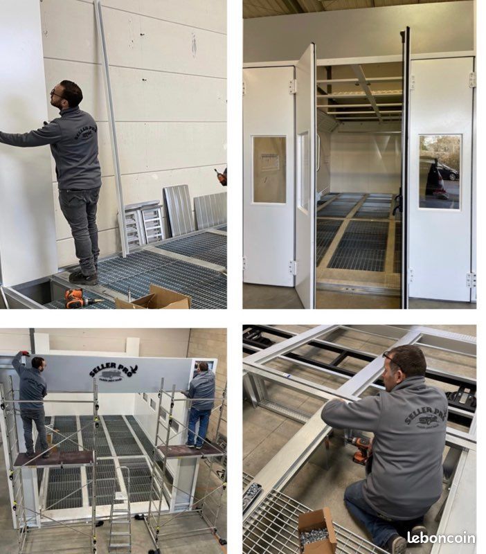 Cabine NS8000 pour peinture et séchage de carrosseries