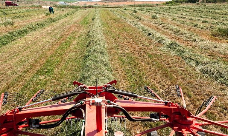 Outil de fenaison CH-6002 avec rotors hydrauliques