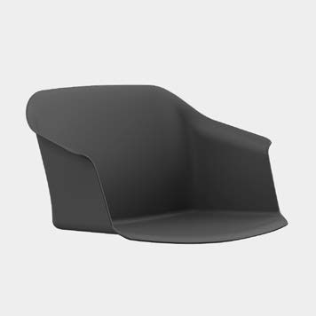 Lot de 2 fauteuils MIZA - Coque polypropylène 6 finitions - Pieds bois Ø24mm à Ø18mm - Référence 8015 FR110_3