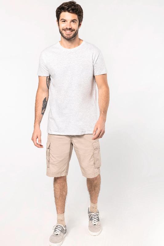 Bermuda léger multipoches homme - Kariban - Réf: K755 - 100% coton, tissu popeline lavé, pratique et fonctionnel_3