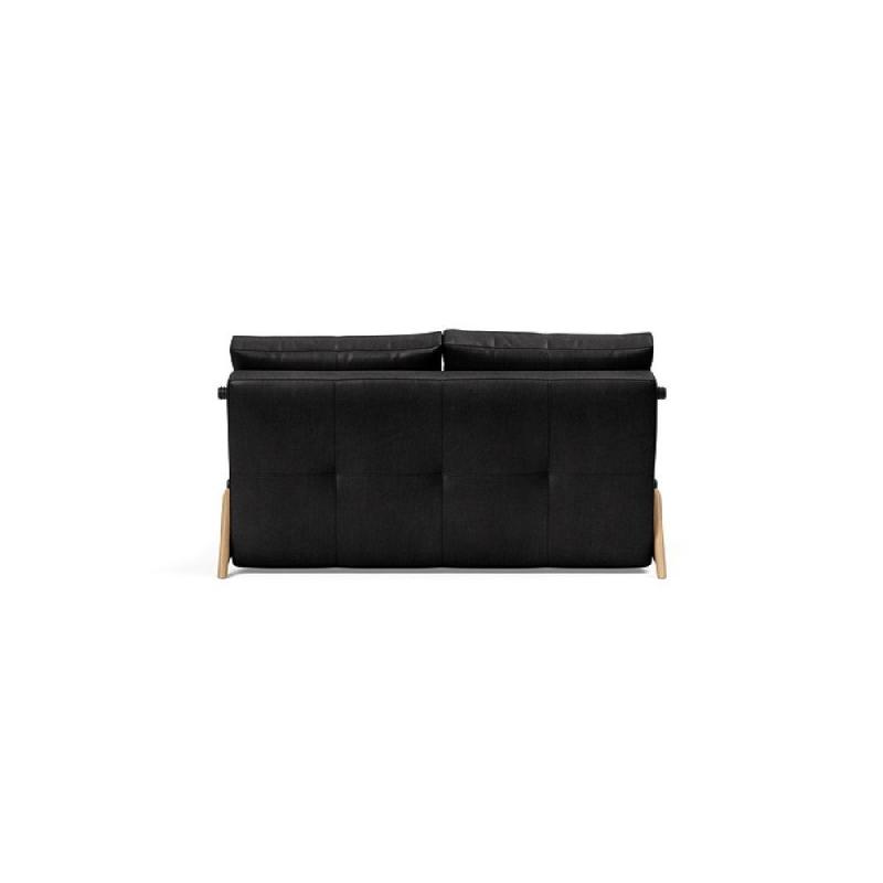 Canapé-lit design Innovation Living Cubed Wood 02 - Convertible 200x140 cm - Coloris Faunal Black_3