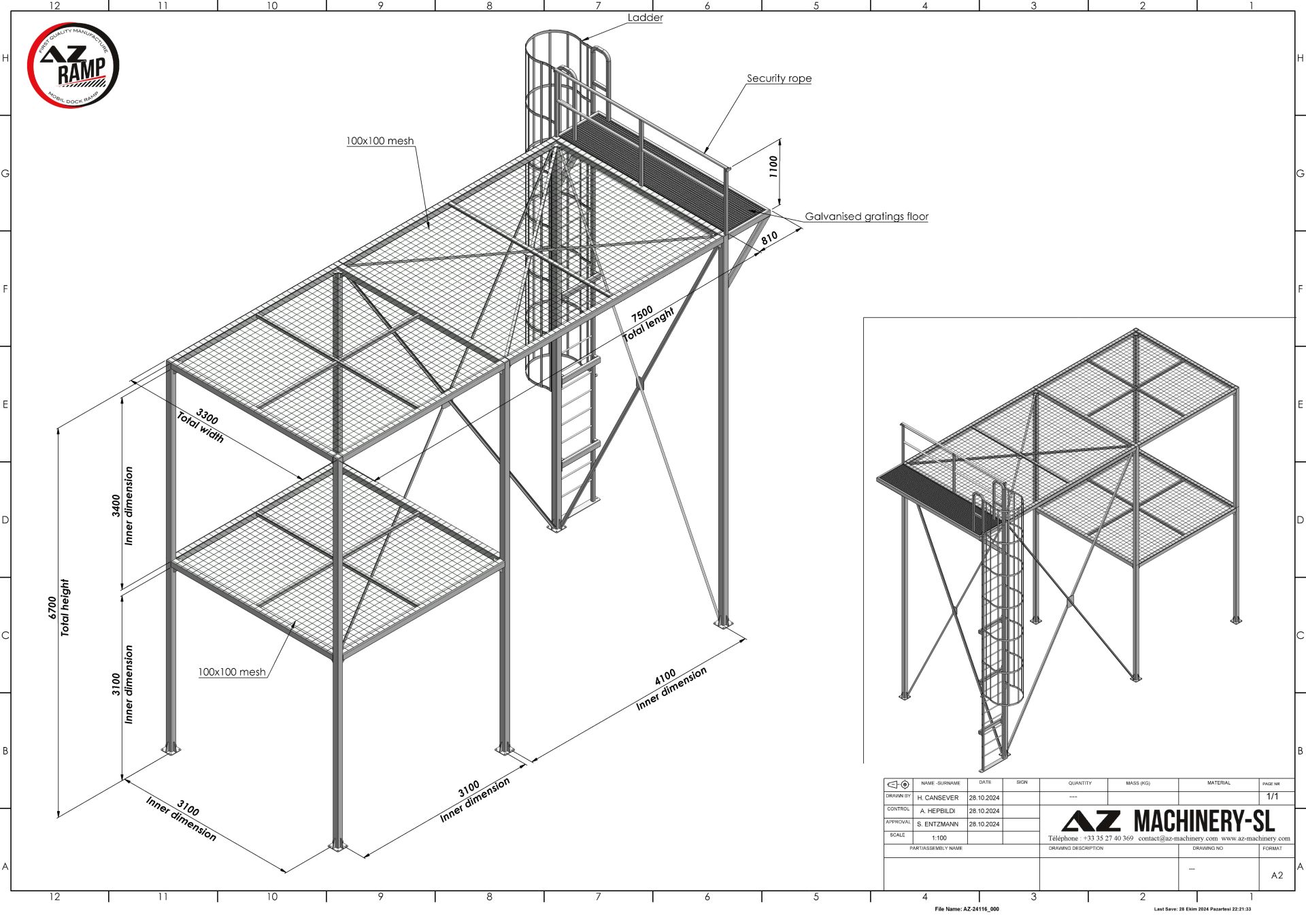 Structure pédagogique pour formation CACES R486A catégorie A et travail en hauteur avec harnais_3