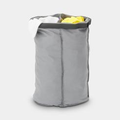 Sac à linge en coton pour corbeille Brabantia Selector 55L - Grey_3