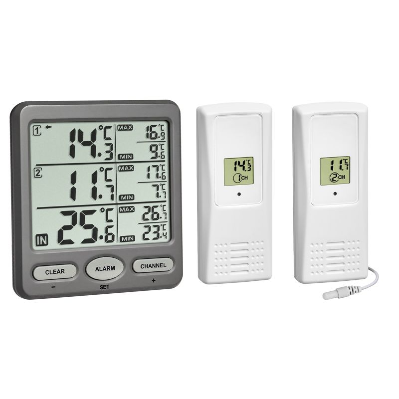 Thermomètre digital intérieur/extérieur - Maxi/Mini - 1 émetteur température - 3620T_0