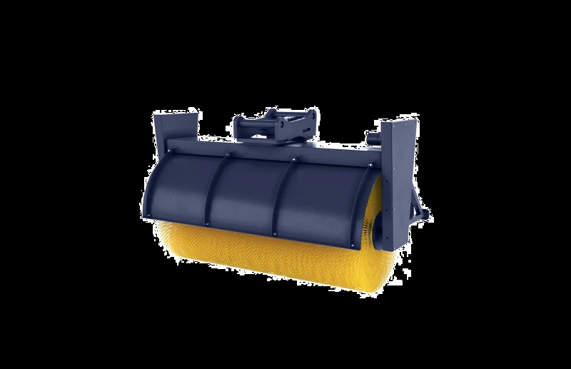 Balai rotatif hydraulique - Rouleau de balayage pour neige, sable, gravier ou terre_3