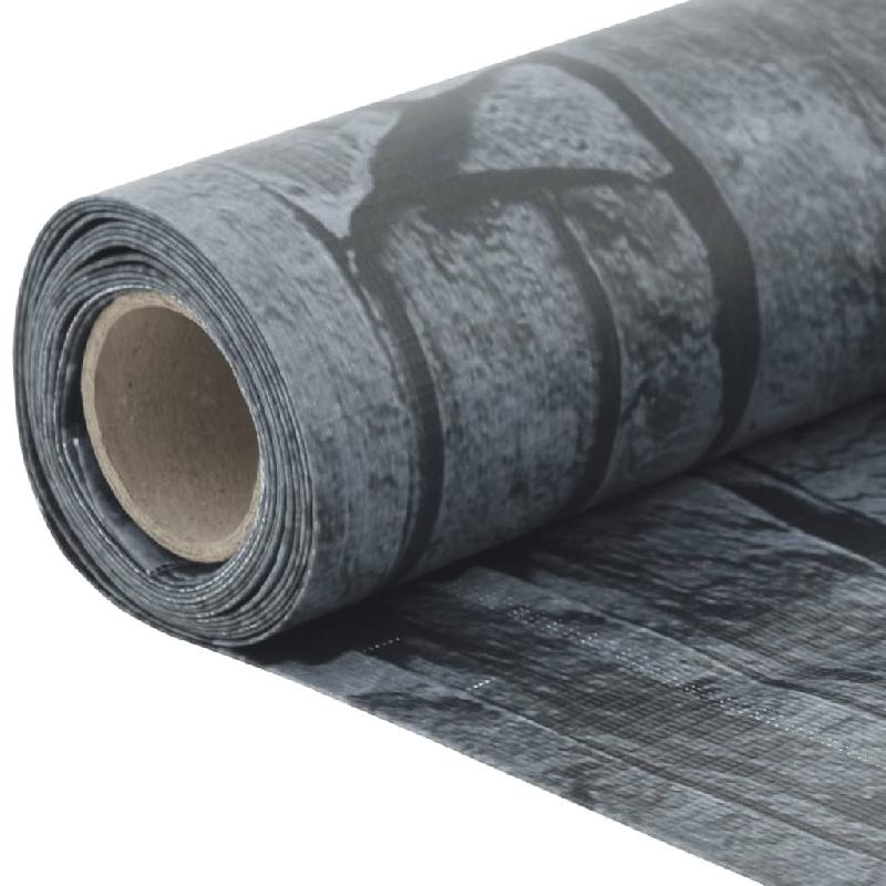 Vidaxl écran d'intimité de jardin aspect pierre de rebord gris pvc 4005469_3