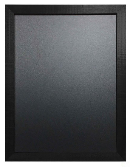 Ardoise menu murale - cadre bois - mini format - 430 x 330 mm - fabrication française_3