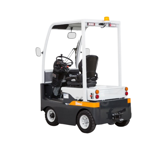 Chariot Tracteur Industriel électrique à 4 roues SIMAI TE 80IXB conçue pour des capacités de charge allant jusqu'à 8000 kg en Alpes -  disponible en achat neuf et en location de courte à longue durée_3