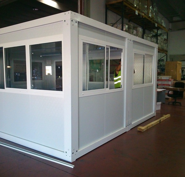 Guérites modulaires personnalisables et démontables - Cabine de surveillance, contrôle d’accès, réception, information_3