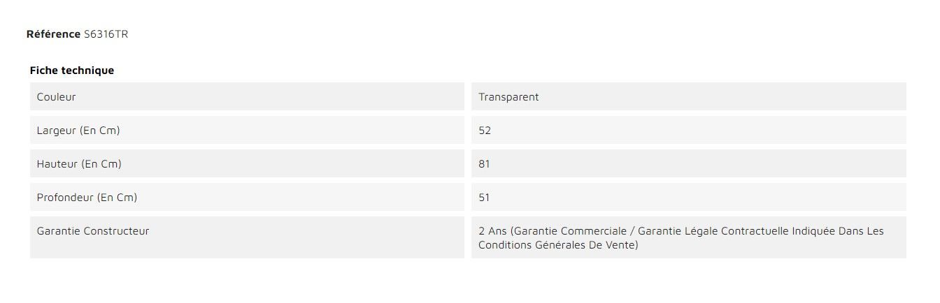S6316TR - Chaises empilables Gruvyer transparentes - Weber Industries - largeur 52 cm - design italien_3