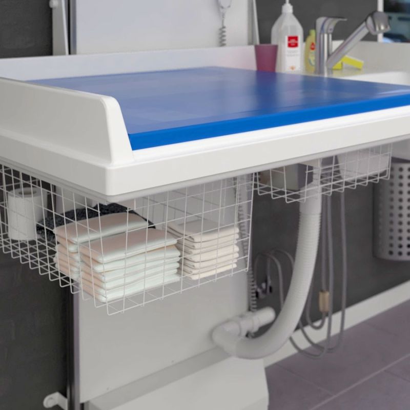 Table à langer pour handicapé - Granberg - électrique à hauteur variable, 140 cm de largeur avec lavabo à droite - 334-141_3