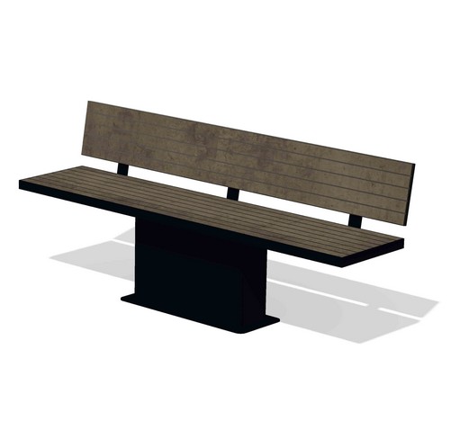 Banc public en bois buton industries bai 50 el_3