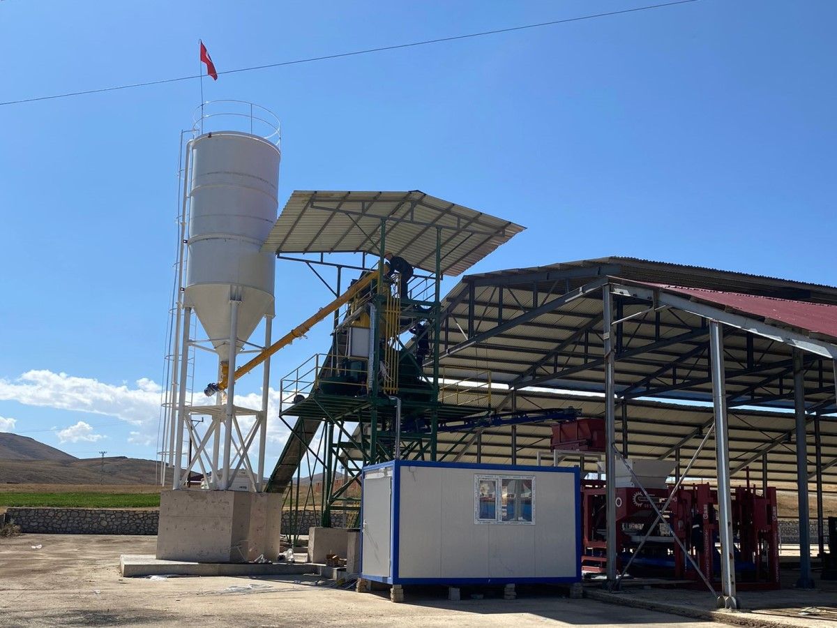 Centrale à béton 30 m³ - Solution clé en main avec mélangeur planétaire et silo à ciment 45 tonnes_3