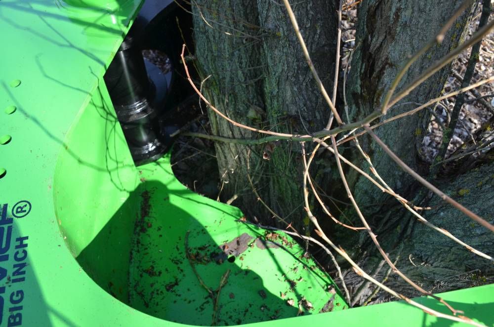 Grappin coupeur forestier bi400 - omef-group srl - prise min du tronc 120 mm - ouverture de coupe 380 et 400 mm_3