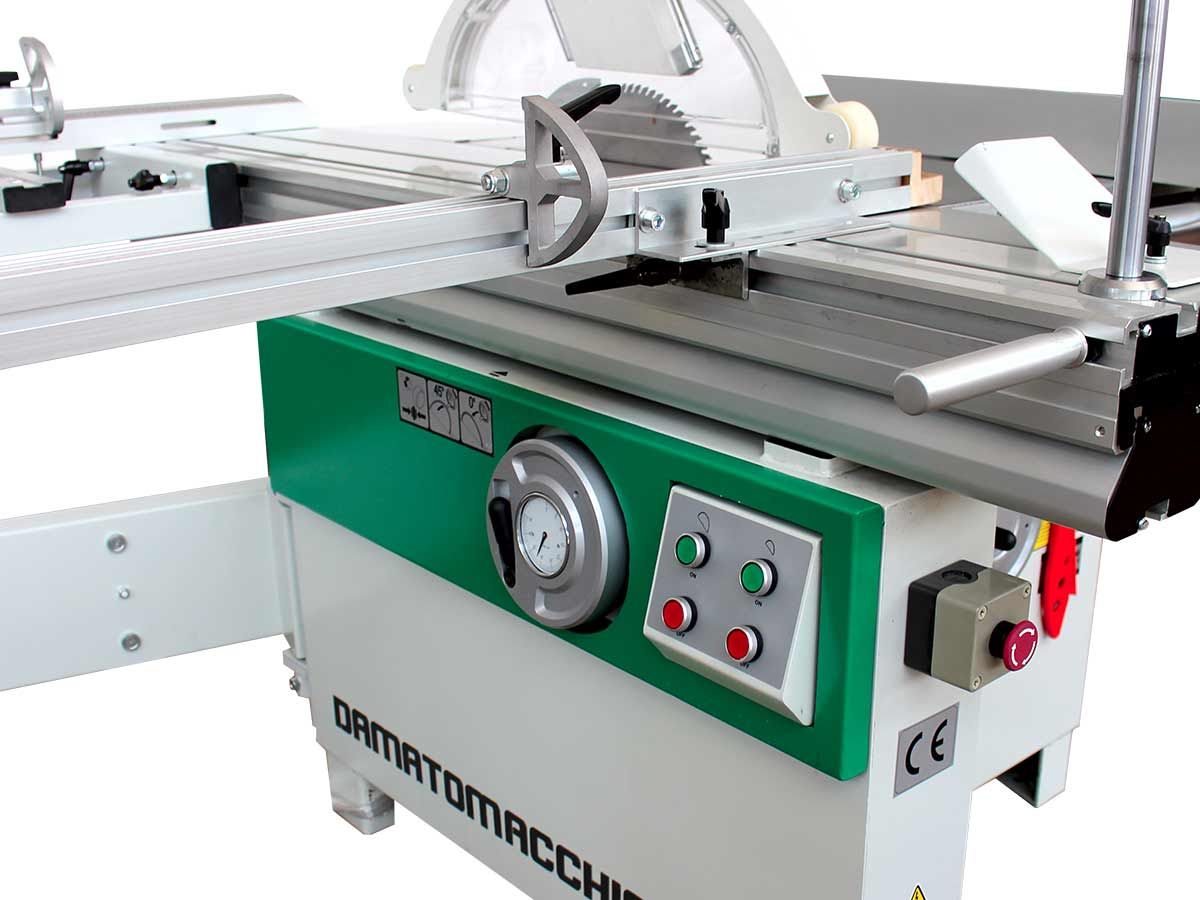 Optima 1600-315 - Scie à format - DM Italia SRL - Capacité max du guide 900 mm - DMCI008 - Chariot inclinable et double moteur_3