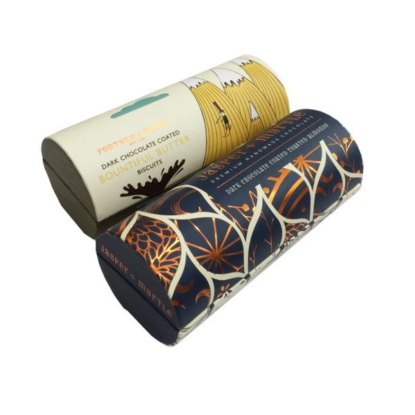 Boîte-cadeau de biscuit en tube de carton rond - Fermeture magnétique - 75 mm (diamètre) x 165 mm (L) - AM Packaging Company Limited_3