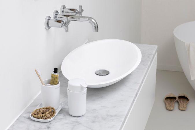 Ensemble d'accessoires pour la salle de bains Brabantia ReNew - kit de 3 - White - UGS280382_3
